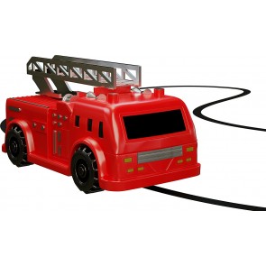 Magic Inductive Truck Follows Black Line Fire Truck